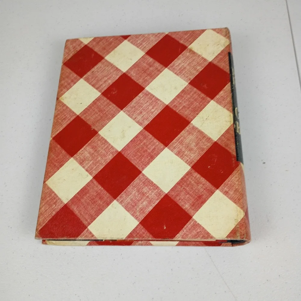 Vtg Better Homes and Gardens New Cook Book Red Gingham Binder Meredith 1960/1962